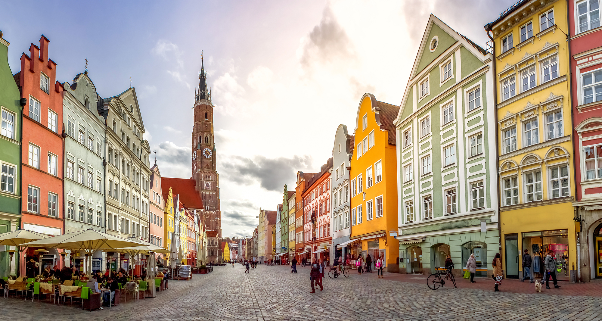 Altstadt von Landshut mit Martinskirche – Standort der B3 Steuerberatungsgesellschaft